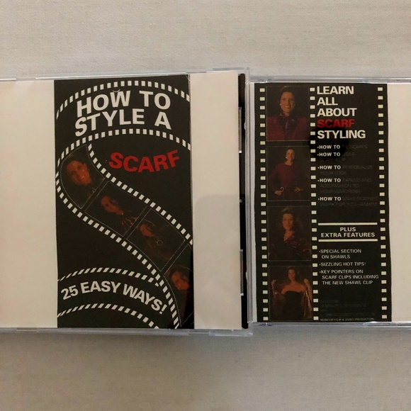 DVD ON 'HOW TO STYLE A SCARF'-OVER 30 DIFFERENT EZ-TO-FOLLOW LOOKS AND MORE! - Picture 1 of 3